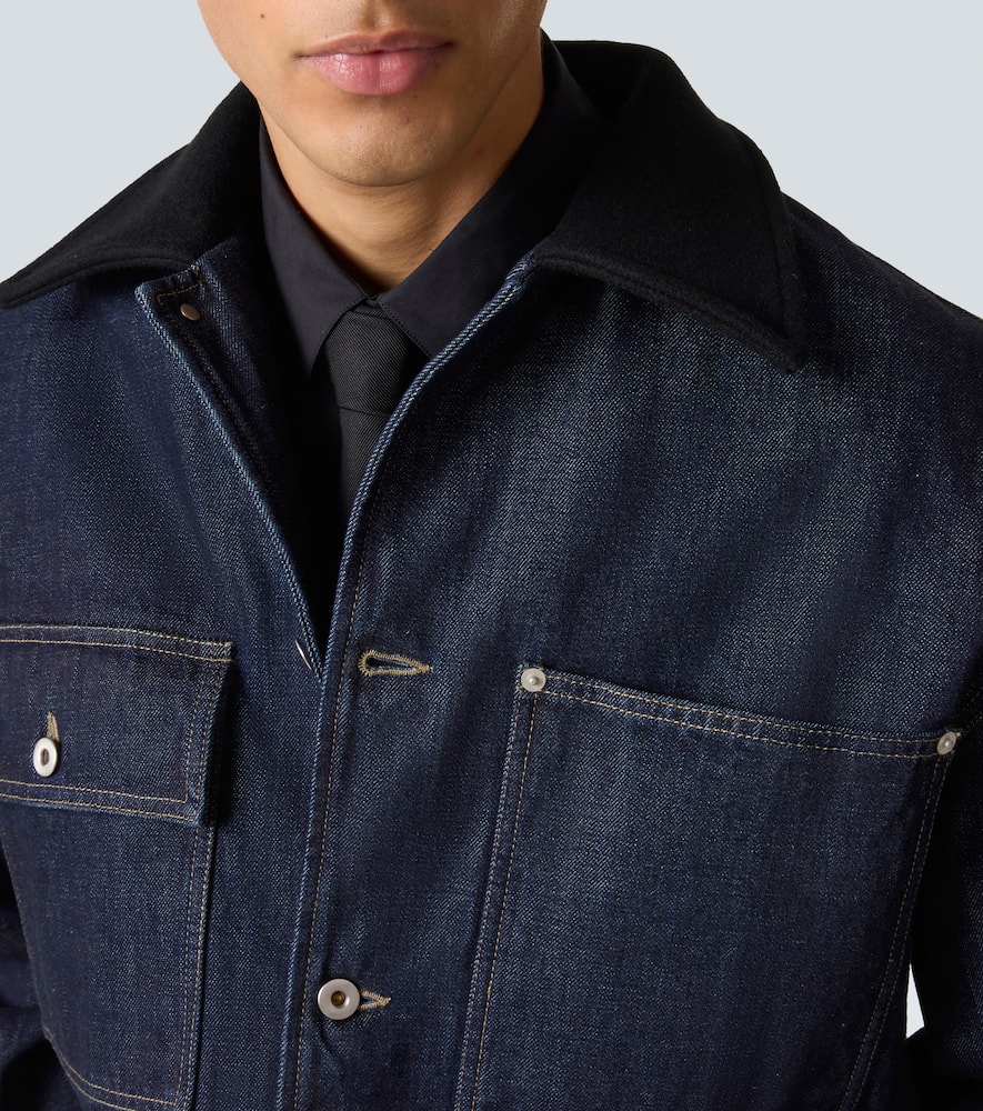 Oversized denim jacket