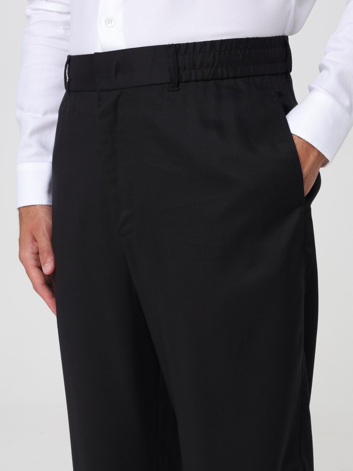 Pants Men color Black