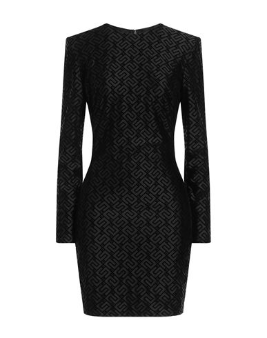 Woman Mini dress Black Size 8 Polyamide, Elastane