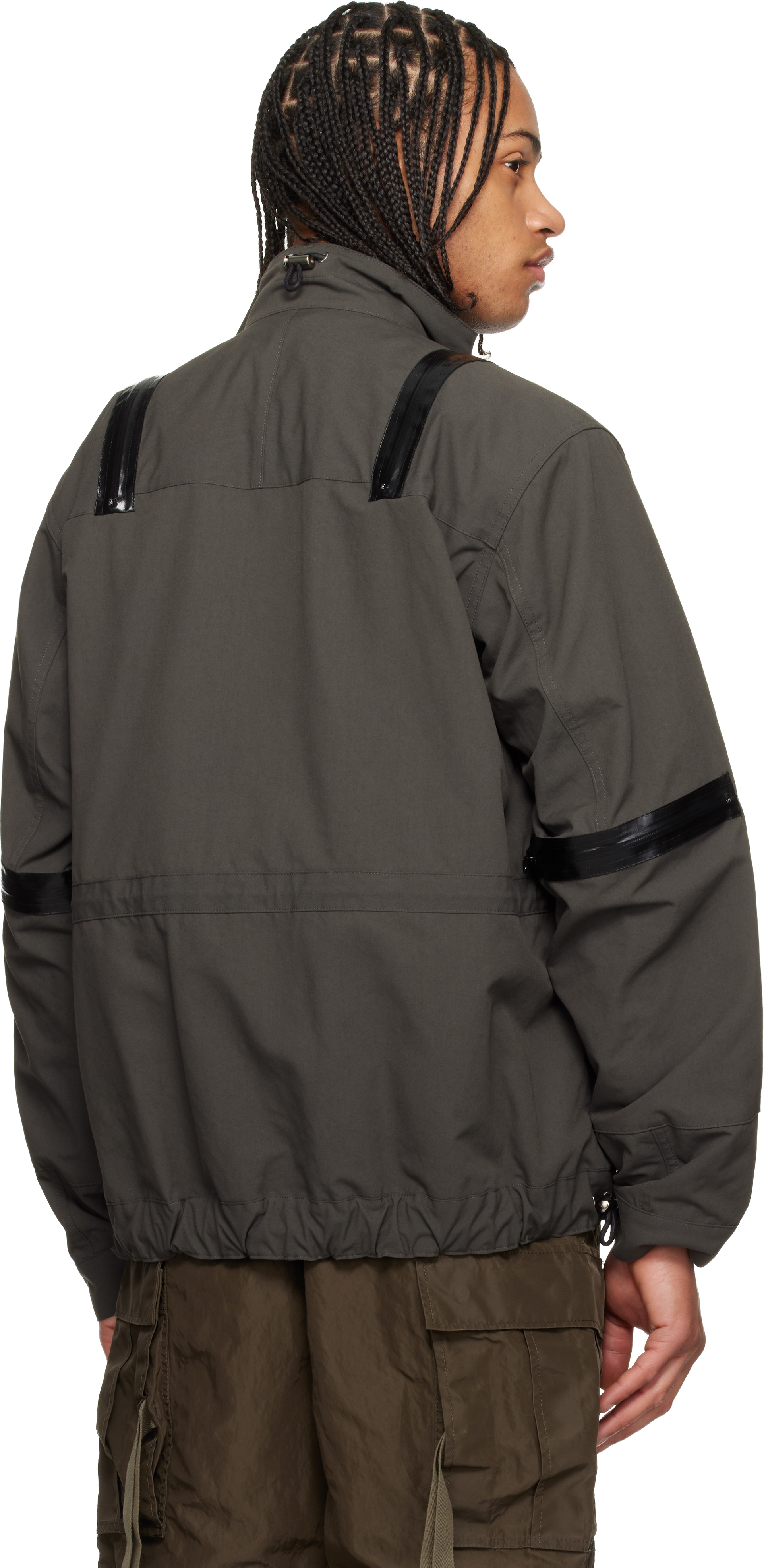 Khaki Weathercloth Blouson Jacket