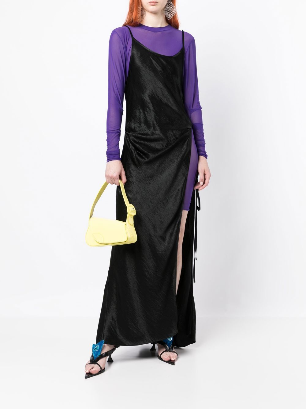 Trivia asymmetric shoulder bag - Yellow