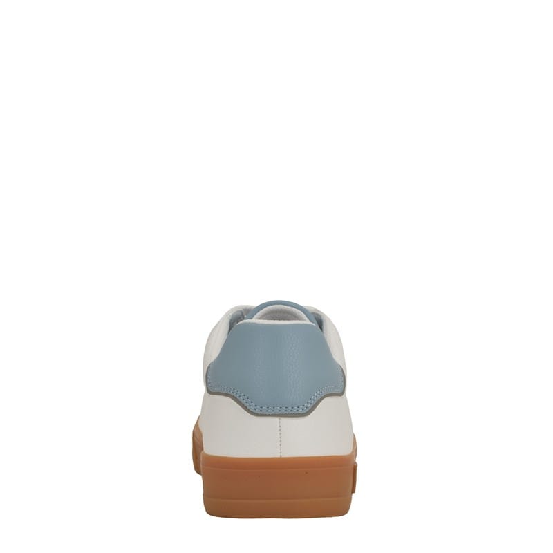 Men's Rawly Low Top Sneakers (White/Light Blue/Gum)