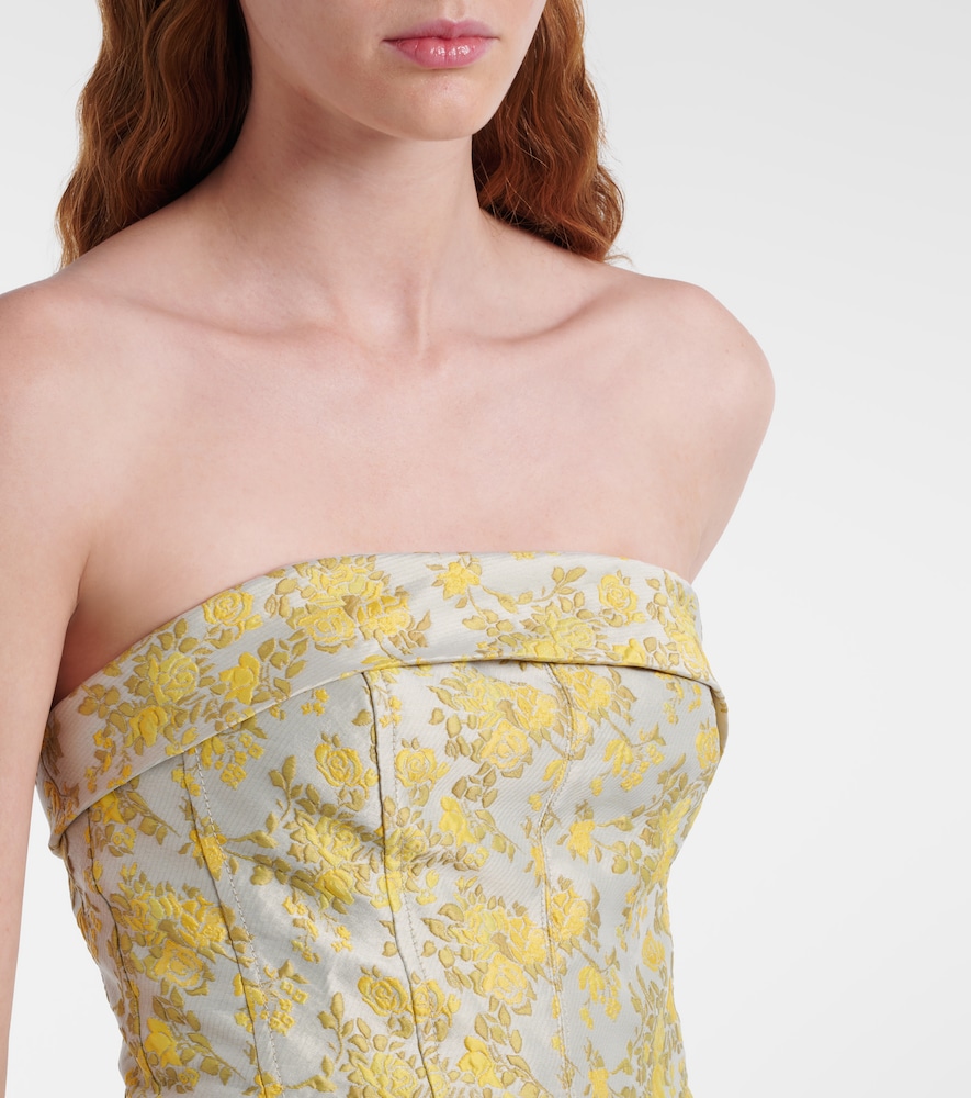 Octavia jacquard gown