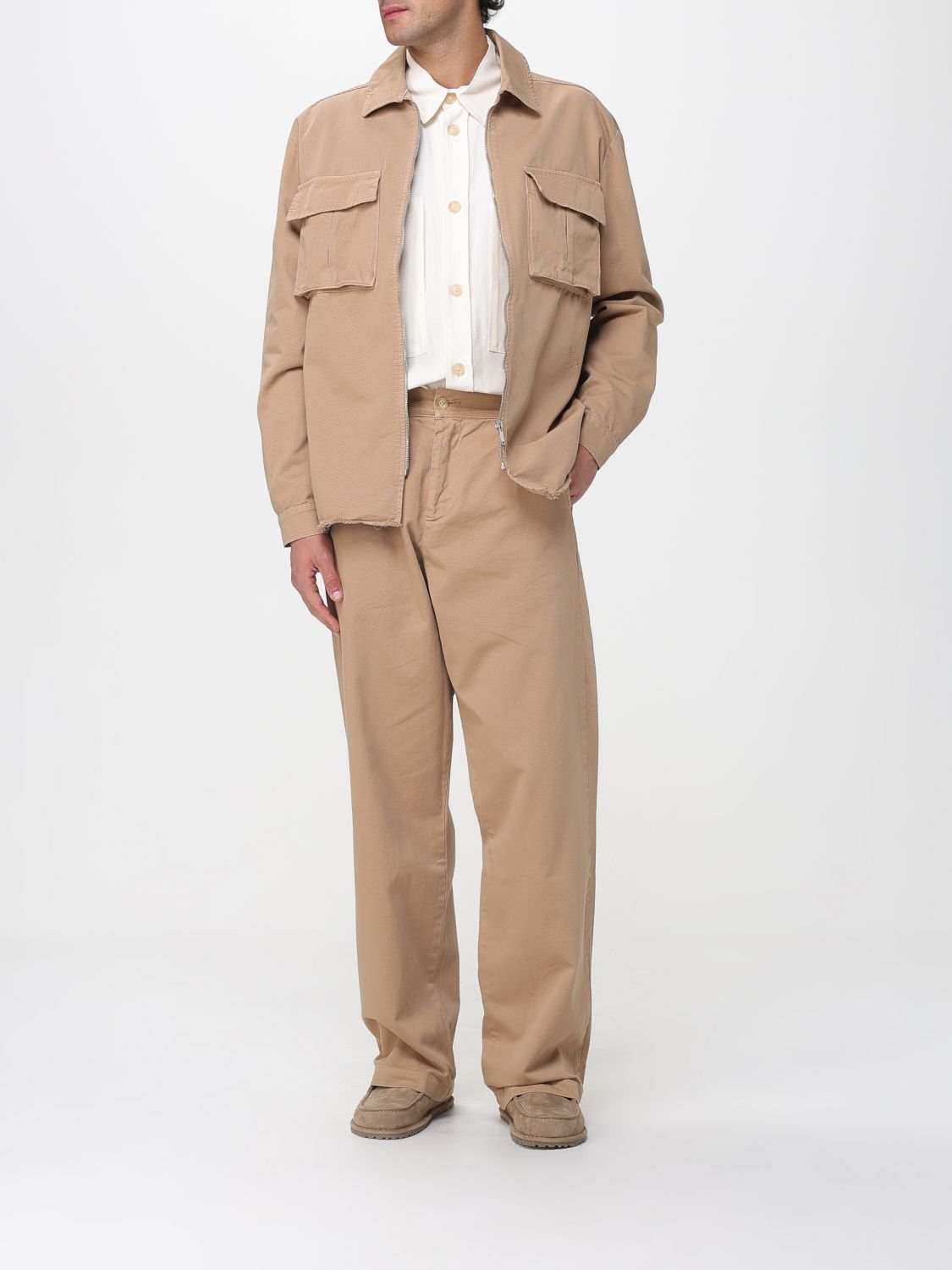 Shirt Men color Beige
