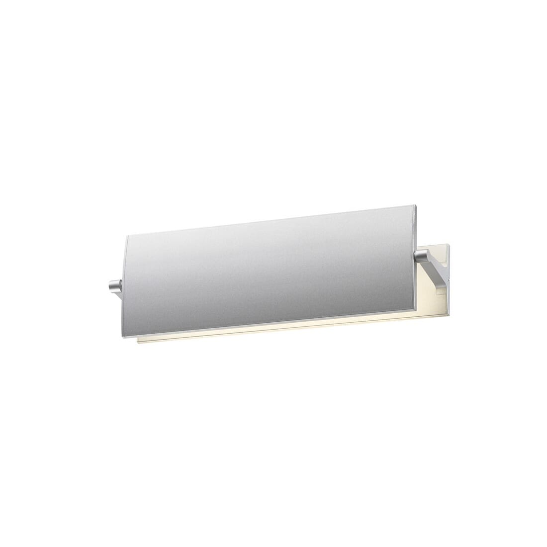 Aileron LED Wall Sconce in Bright Satin Aluminu