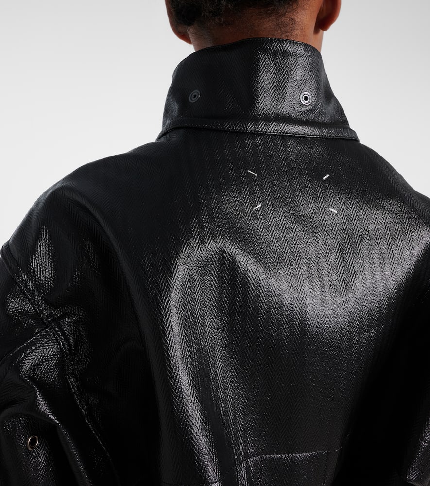 Herringbone cotton jacket