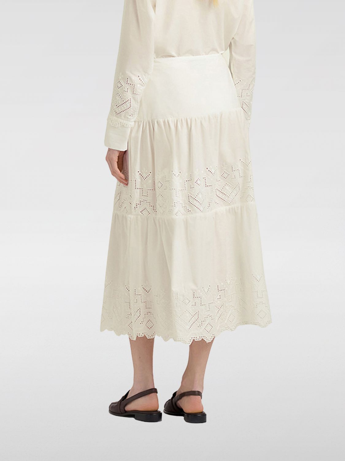 MOMONÌ Skirt Woman color Cream