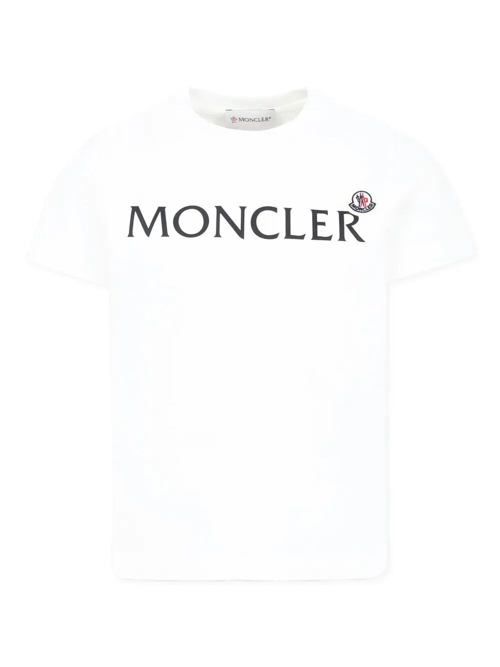 Cotton T-Shirt With Logo Print And Patch