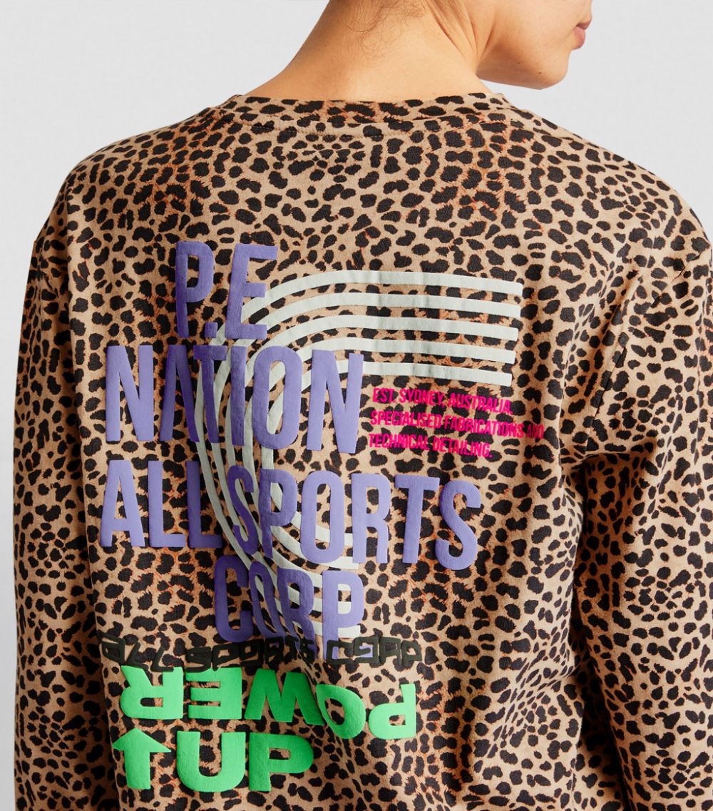 P.E 네이션 여성 Power Up Long-Sleeved T-Shirt