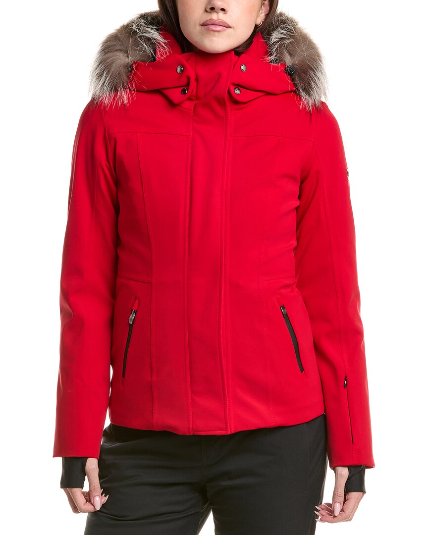 Fur-Trim Down Ski Jacket