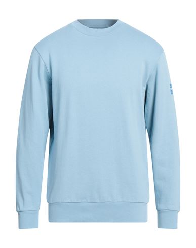 Afterlabel Man Sweatshirt Sky blue Size M Cotton