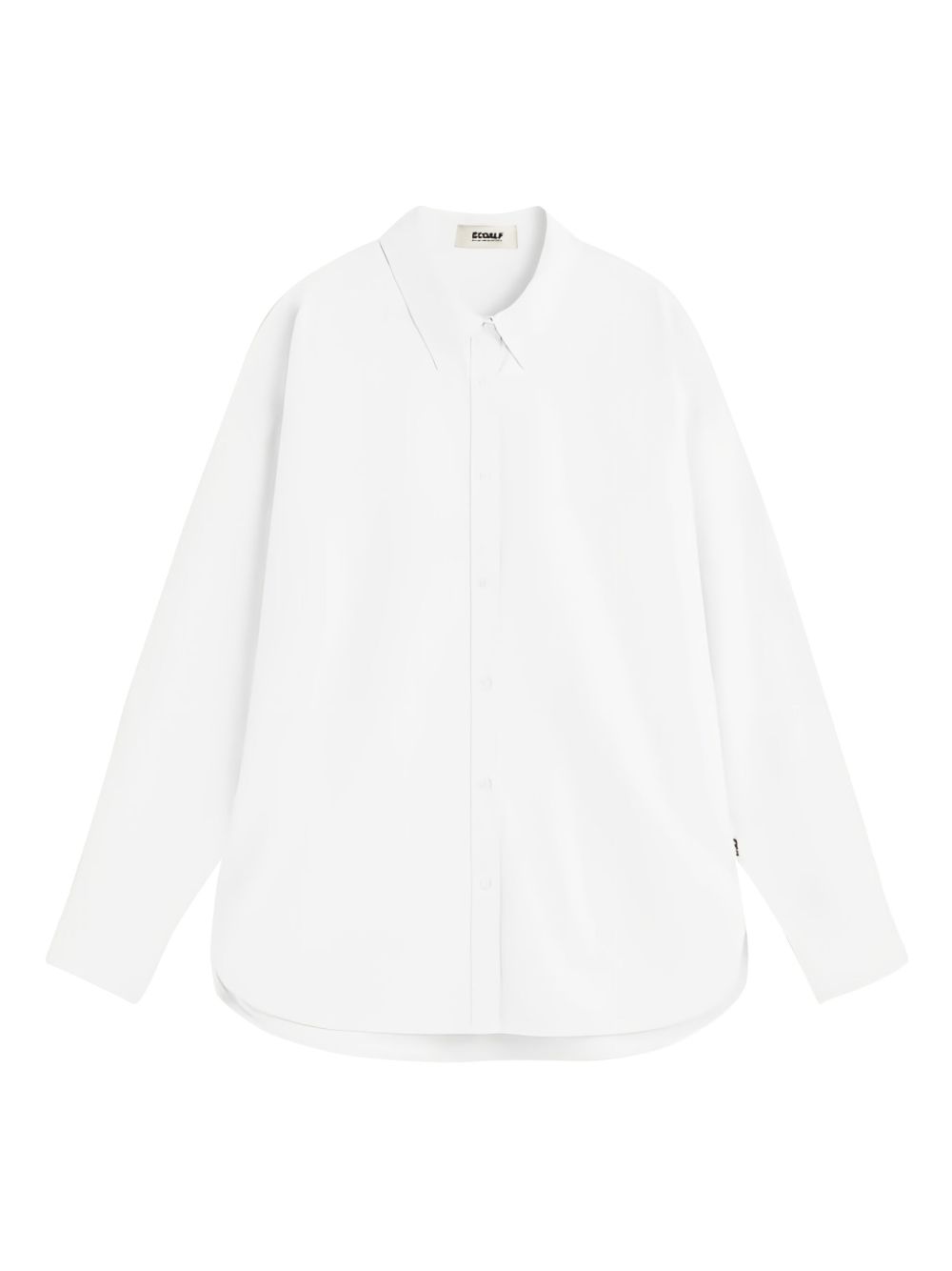 Ecoalf logo-print shirt - White