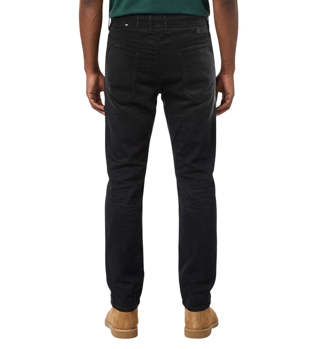Black Regular Mid Rise Jeans
