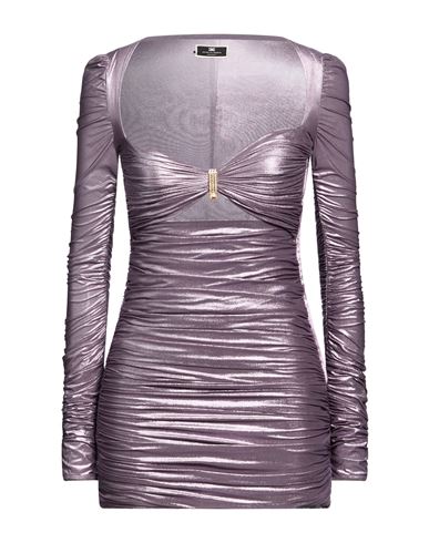 Woman Mini dress Lilac Size 2 Polyamide, Elastane