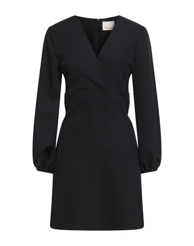 Woman Mini dress Black Size 6 Polyester