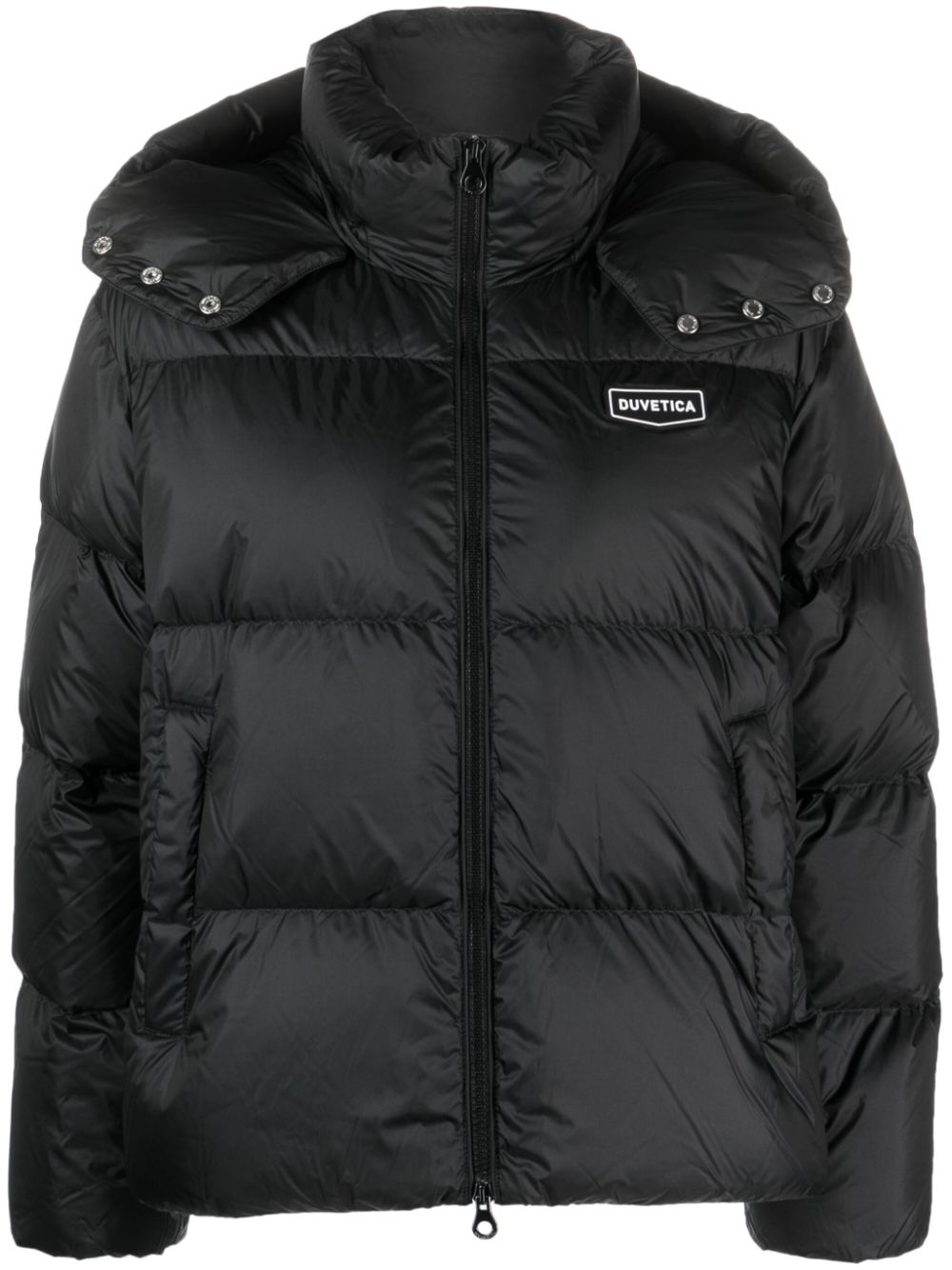 Bellatrix logo-patch padded jacket - Black