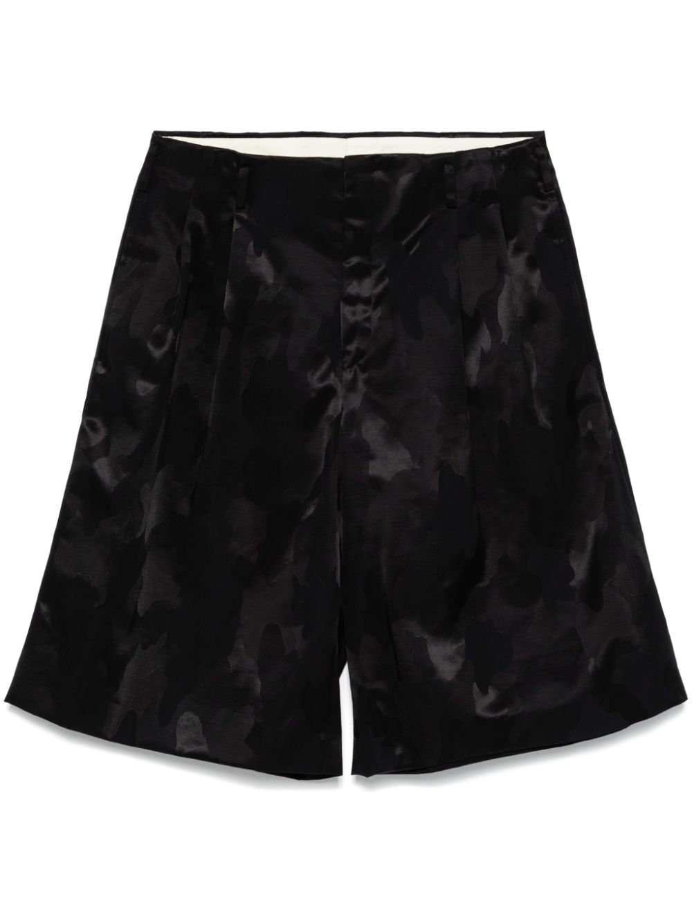 Wide-leg shorts - Black