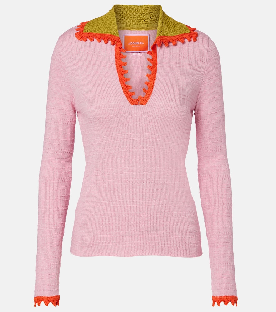 Picket cotton and wool sweater