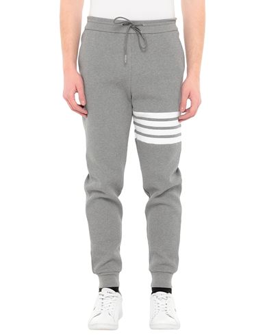 Man Pants Grey Size 0 Cotton, Elastane