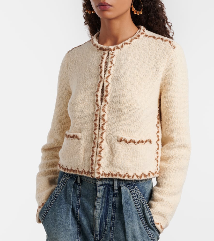 Rochelle wool-blend tweed cardigan