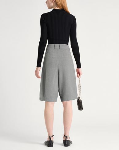 Woman Shorts & Bermuda Shorts Grey Size XS Polyester, Viscose, Elastane