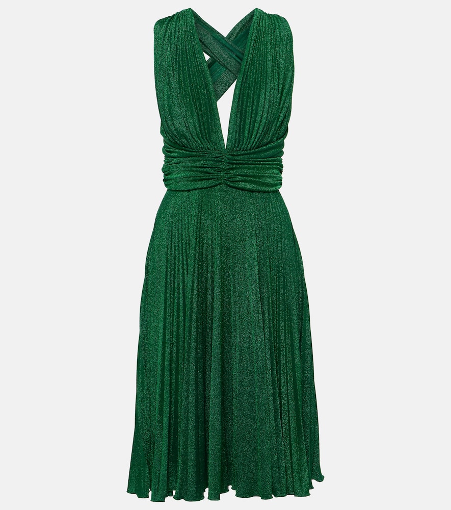 Pleated minidress