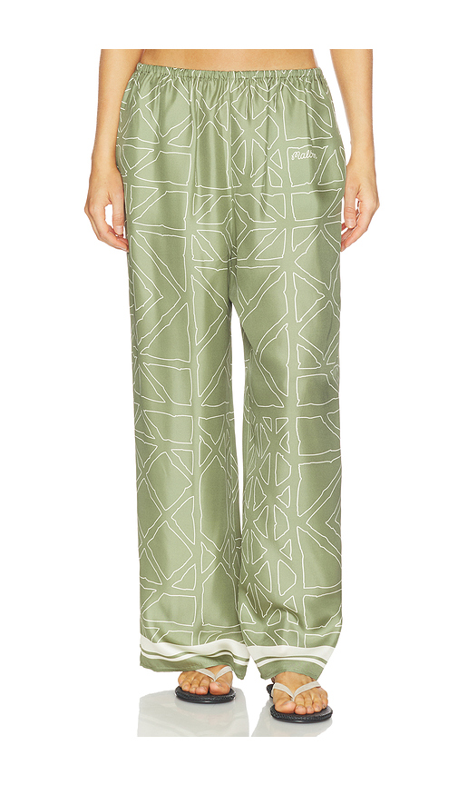 Malbon Irena Pant in Sage. L. Also in M