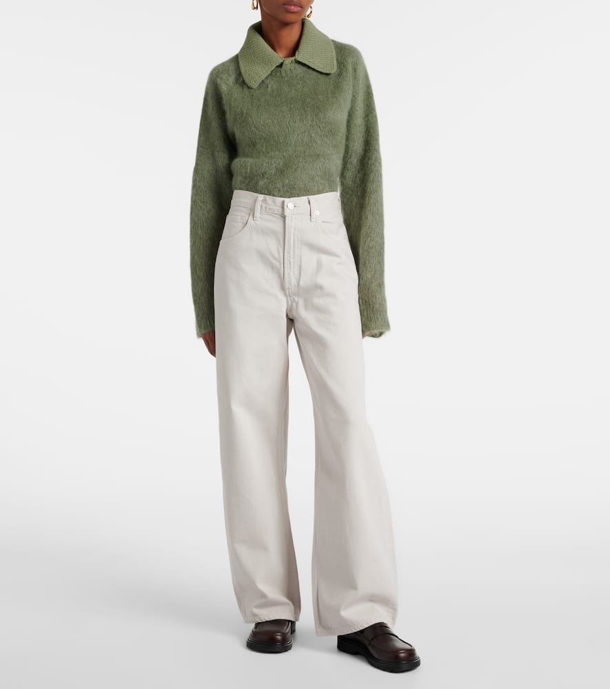 Agolde Low Curve mid-rise wide-leg jeans