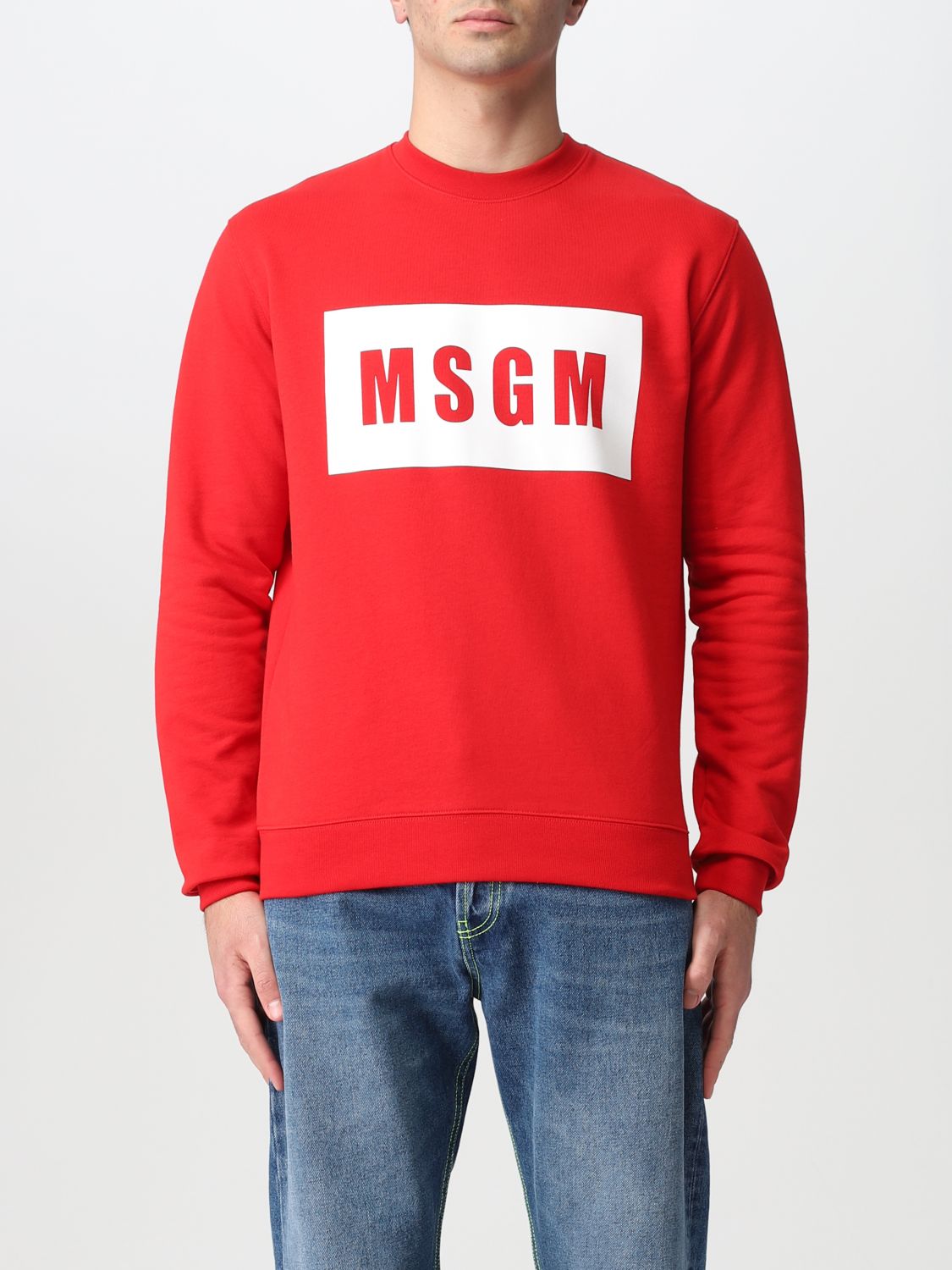 Sweatshirt Men color Red