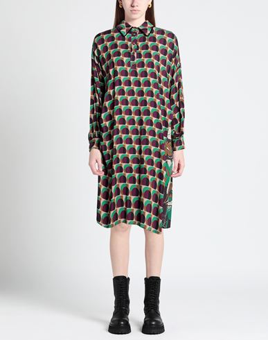 Woman Midi dress Green Size 6 Viscose
