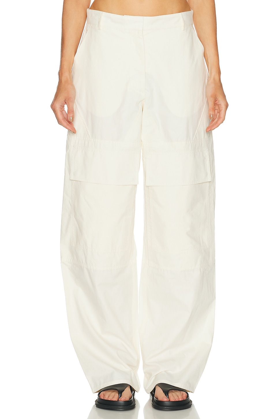 Stella McCartney HOSE in Vanille - Ivory. 34 also in