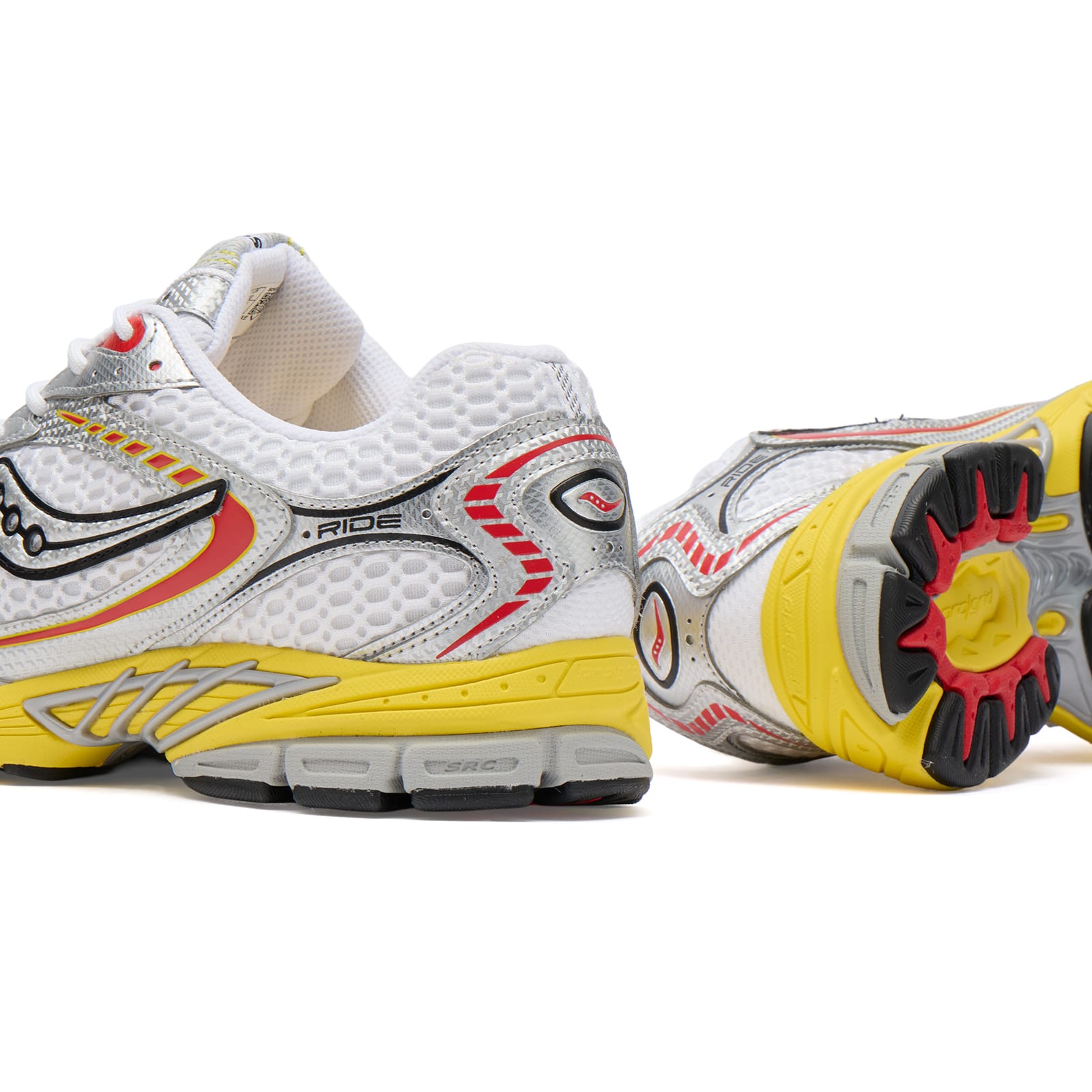 Men's Ride 1 Sneaker in White/Buttercup