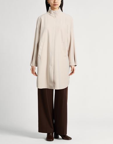 Woman Overcoat & Trench Coat Beige Size 2 Polyamide, Elastane
