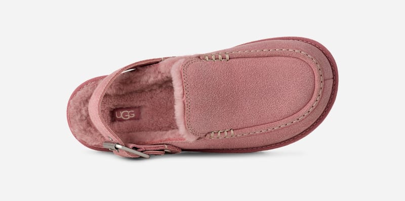 ® Women's Goldenstar Evelina Clog Sheepskin Shoes in Dusty Orchid