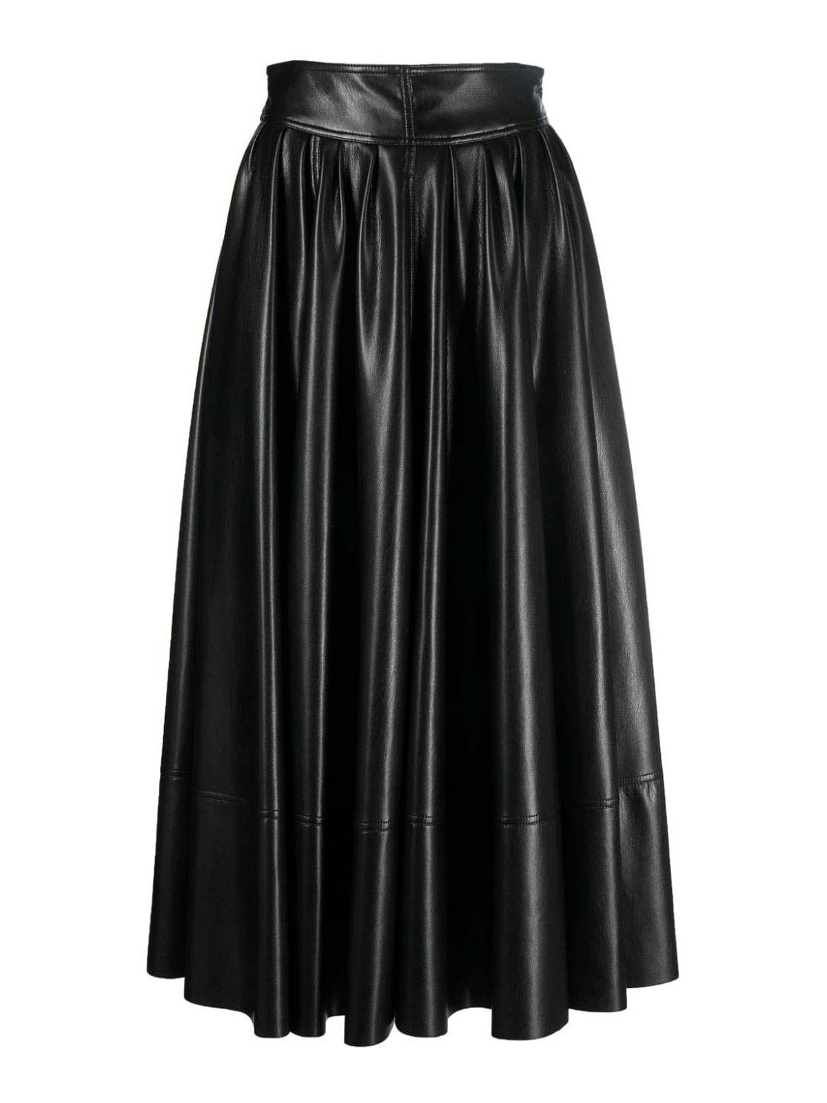 Black coated skirt