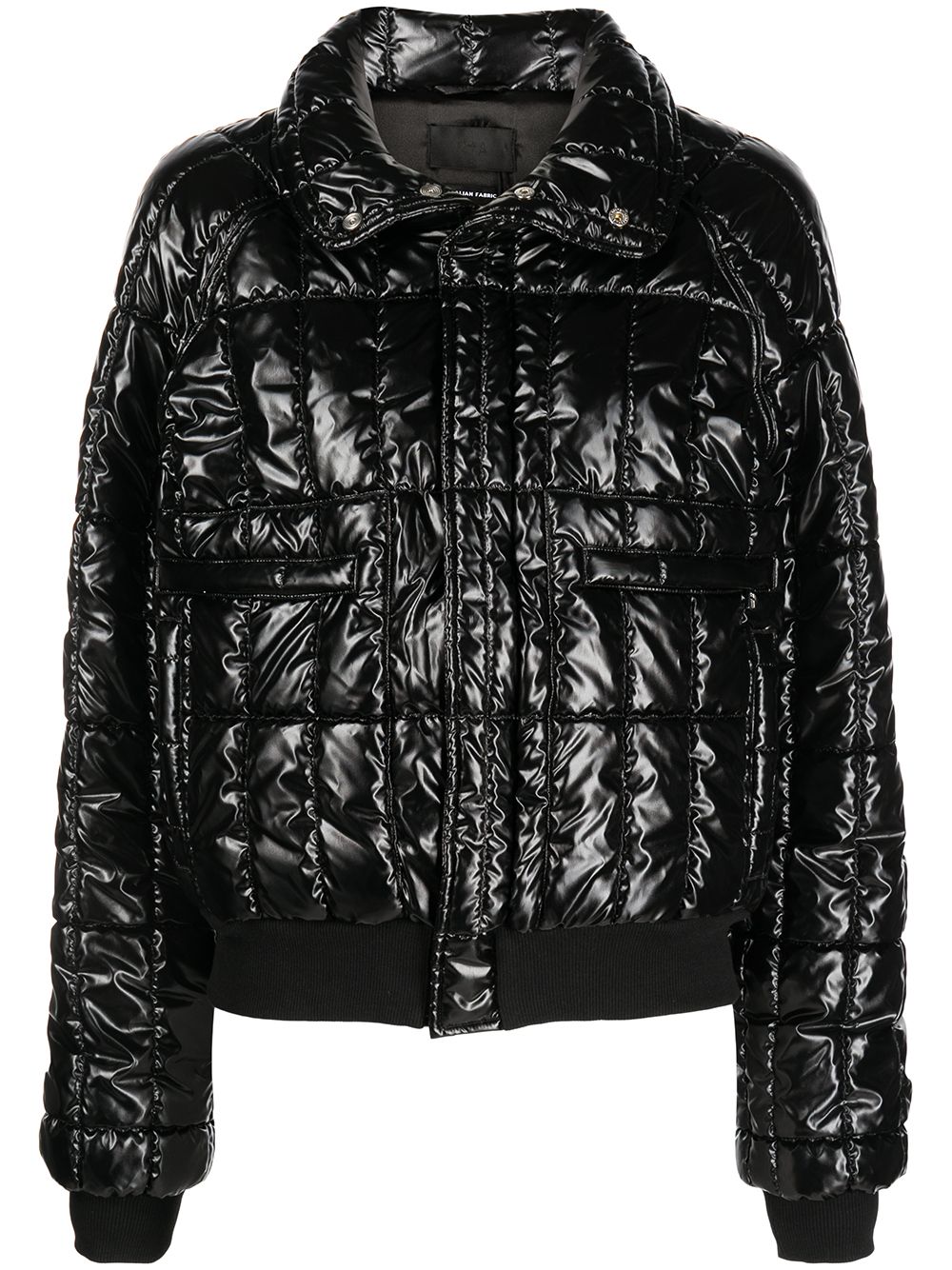 Quilted padded jacket - Black