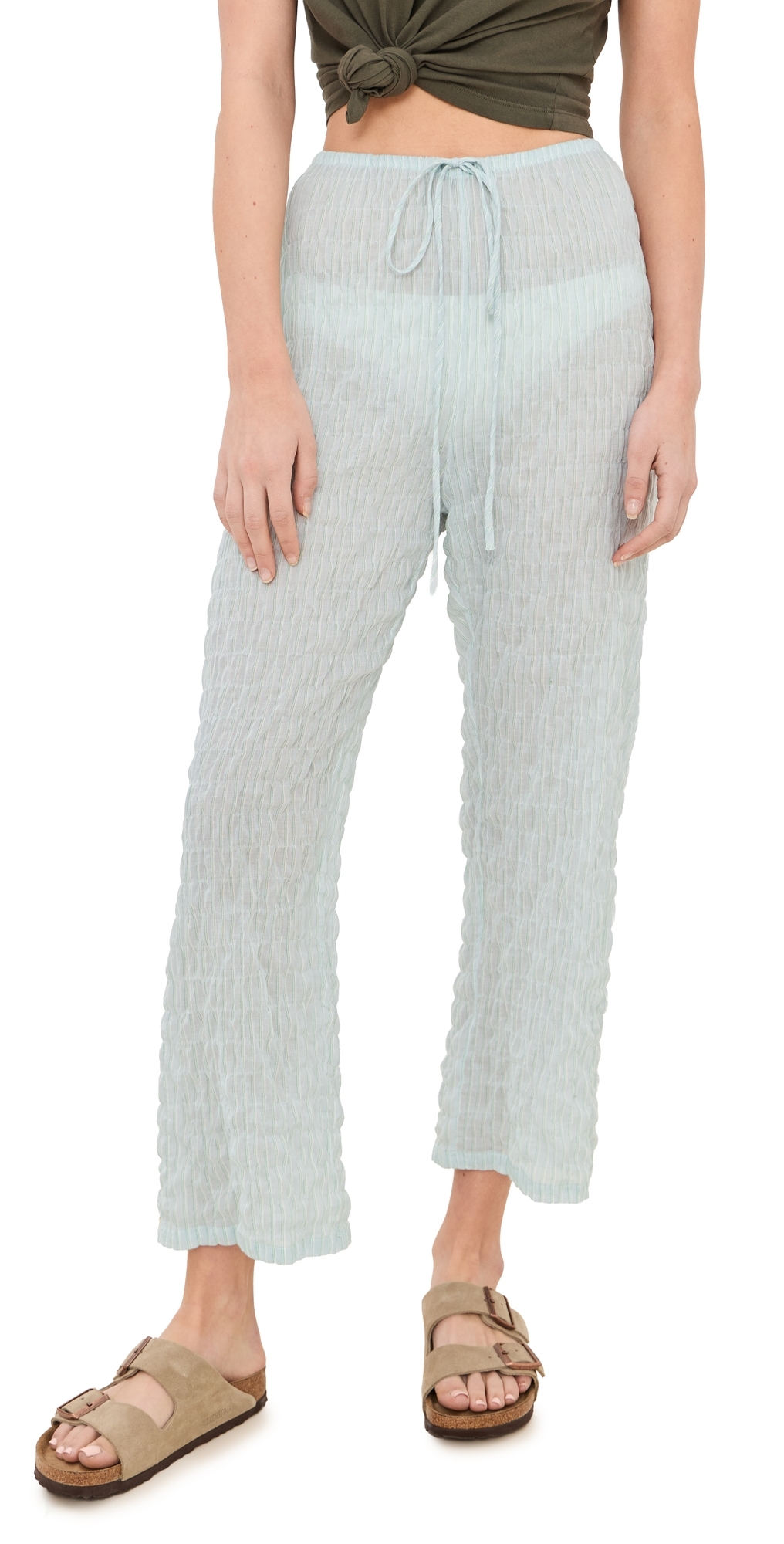 X Mally K. Goldman Arden Pants Sage Green