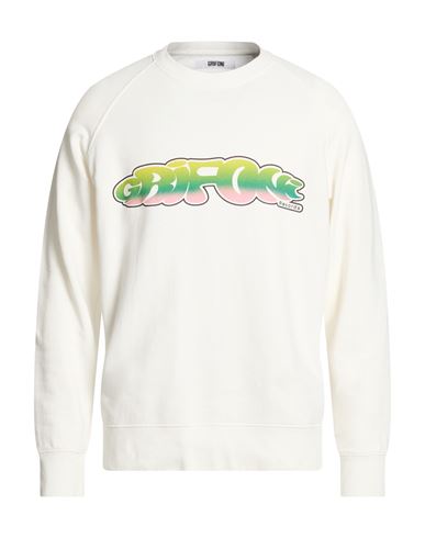 Man Sweatshirt Off white Size M Cotton