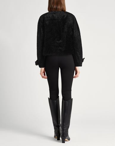 Casablanca Woman Jacket Black Size 4 Virgin Wool, Cotton, Elastane