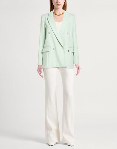 Woman Blazer Light green Size 10 Polyamide, Viscose, Elastane