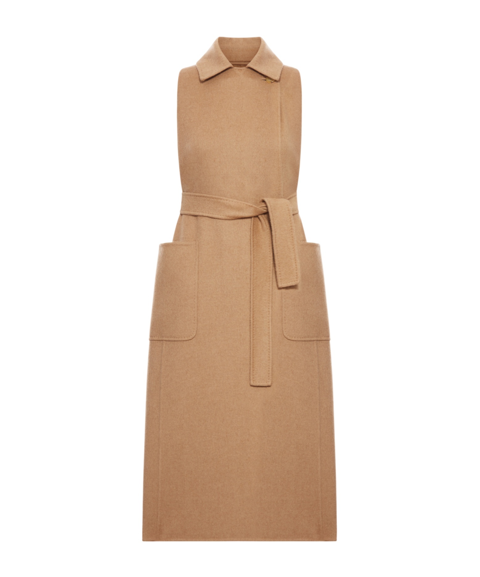 Berlina1234 Belted Sleeveless Coat