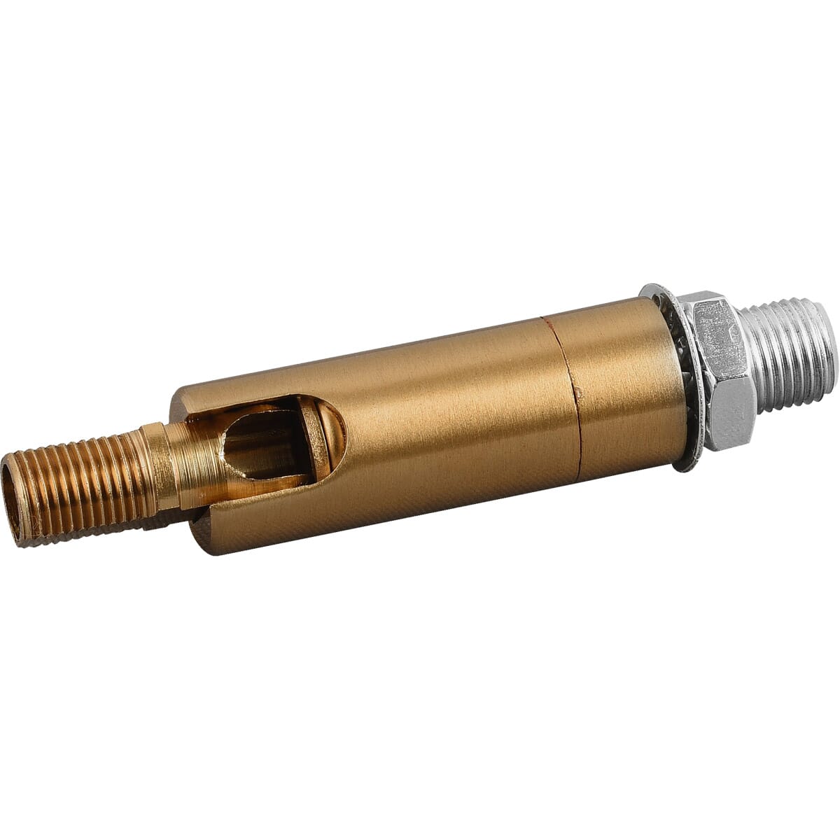 Aged Gold Brass Adaptor from the Adaptor Collection