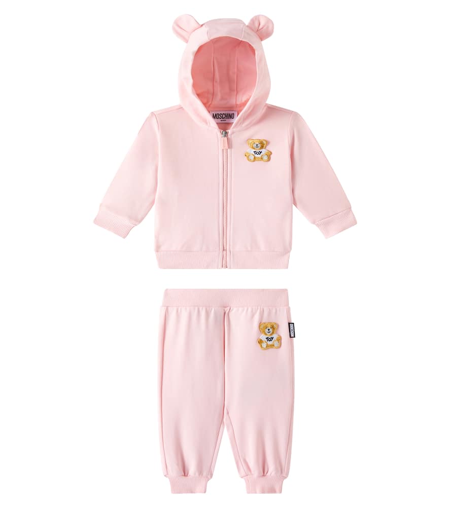 Moschino Kids Baby Teddy Bear cotton hoodie and sweatpants
