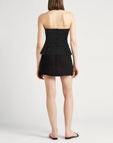 Woman Top Black Size 4 Polyester, Viscose, Elastane