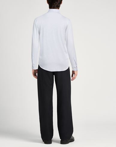 Man Shirt White Size XL Polyester, Viscose, Elastane