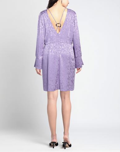 Woman Mini dress Lilac Size 4 Viscose