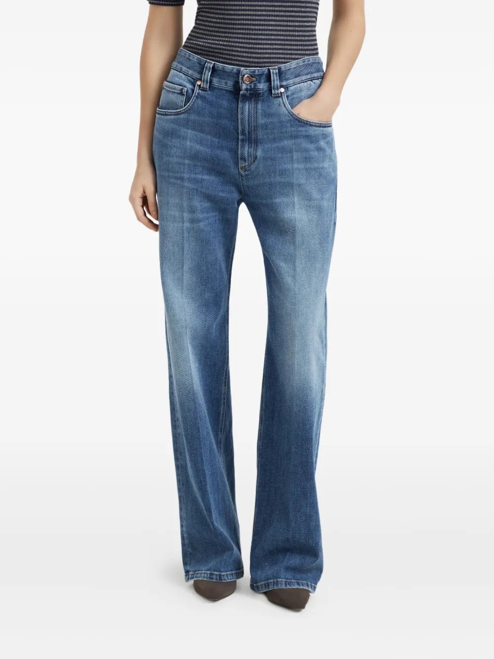 Five Pockets Denim Trousers