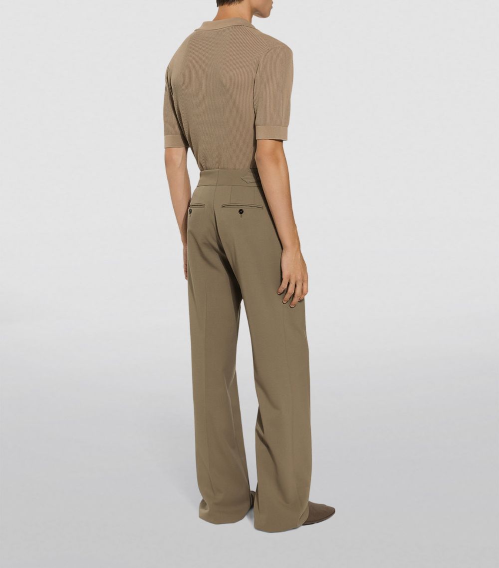 Virgin Wool Tailored Trousers