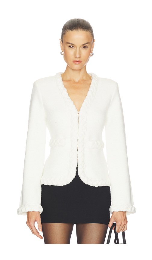 MAJORELLE Kiella Cardigan in Ivory. - XS also in S, M