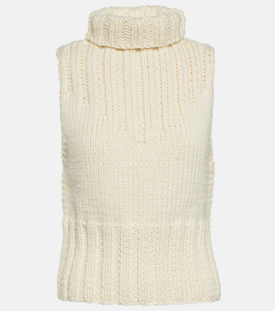 Wool turtleneck top